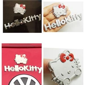 New Hello Kitty car or laptop emblem with adhesive back.  SHIPPING AVAIL…